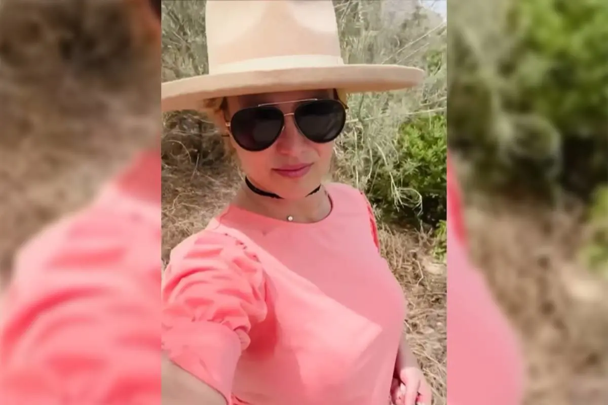 Britney Speras montando a caballo en Los Cabos. Foto captura: Instagram / @britneyspears