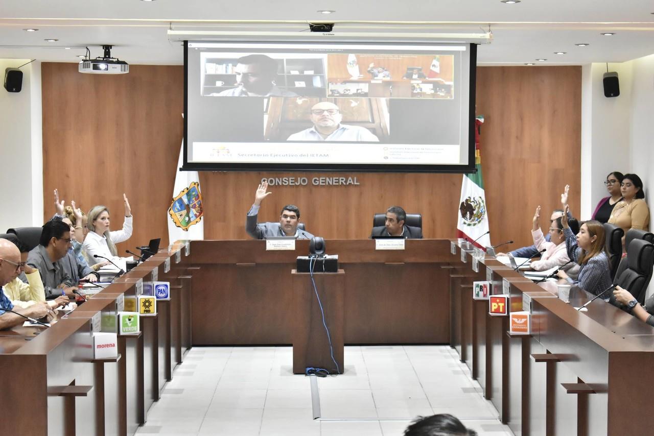 El Instituto Electoral de Tamaulipas (IETAM) ha emitido sanciones contra varios ex candidatos que participaron en las elecciones municipales de 2024, por violaciones a la Ley Electoral. Foto: IETAM