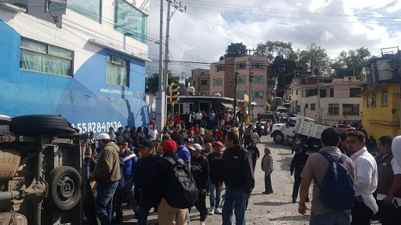 Al menos ocho personas resultaron heridas luego del accidente. Imagen: Cortesía.