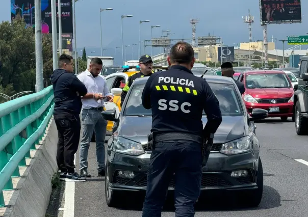 Automovilista muere al circular sobre segundo piso del Periférico