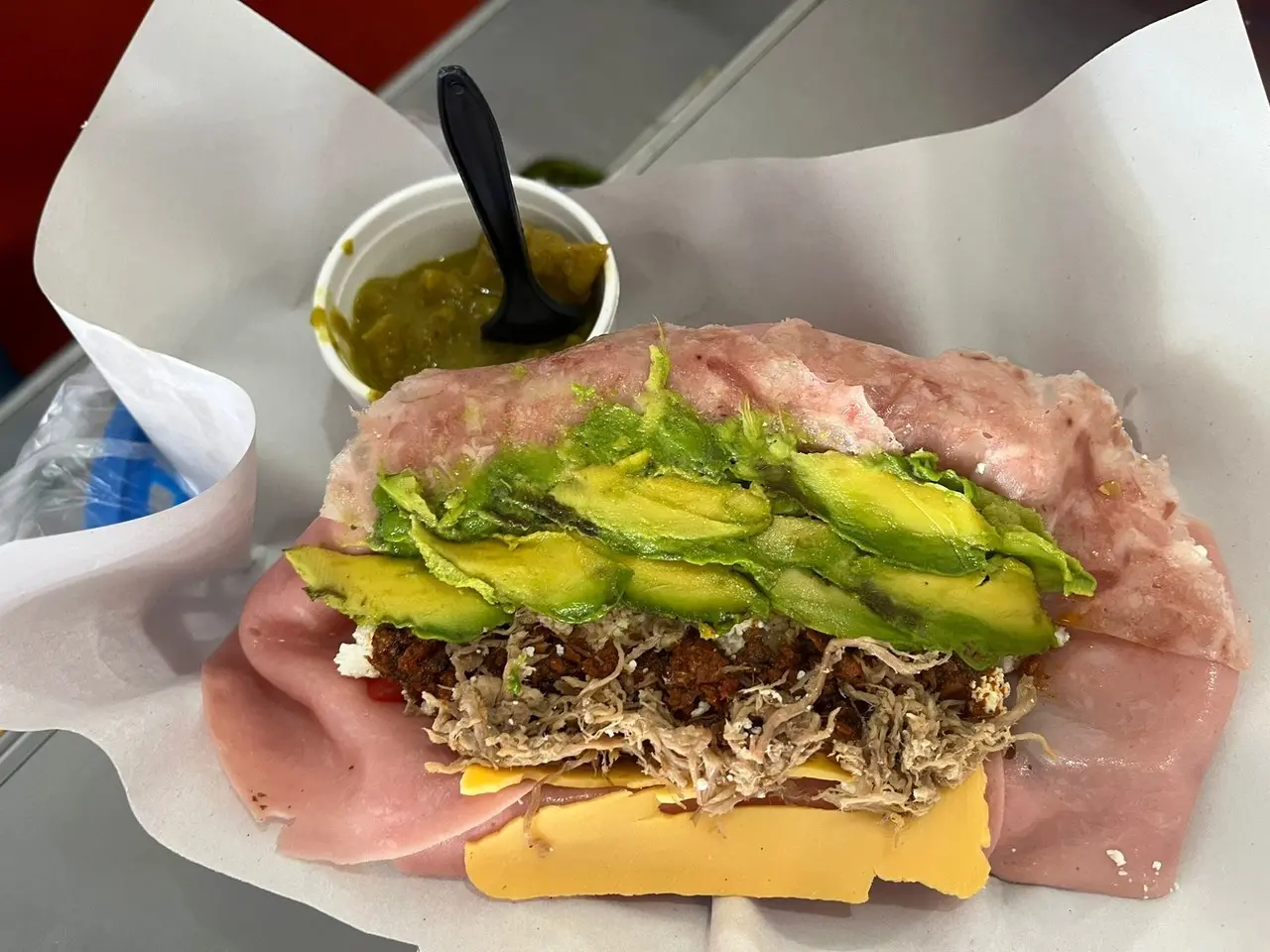 Tortas La Barda son originarias de Tampico, Tamaulipas. Foto. Azael Valdés