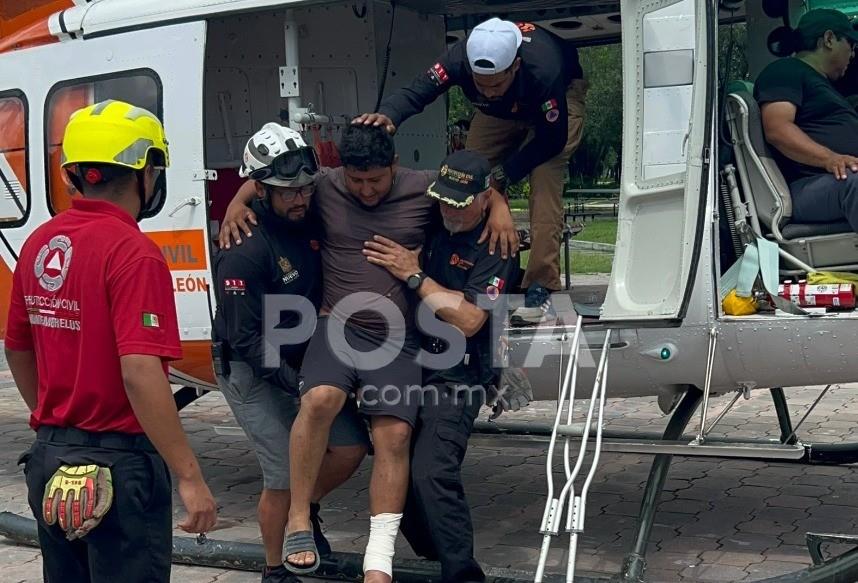 Intensifican labores de rescate en el sur de Nuevo León