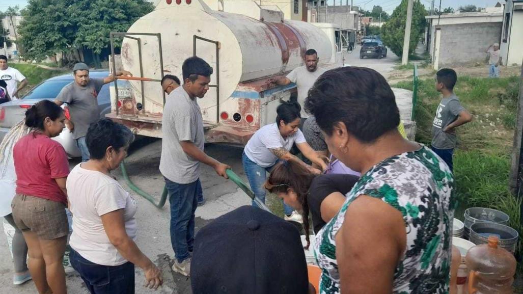 Lleva el municipio de Juárez pipas con agua a colonias sin el vital líquido