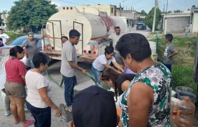 Lleva el municipio de Juárez pipas con agua a colonias sin el vital líquido