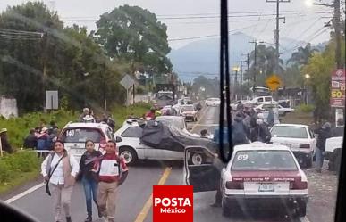 Por protesta, mantienen cerrada carretera de Fortín a Huatusco en Veracruz