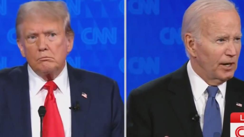 Donald Trump domina a Joe Biden en el primer debate de Estados Unidos