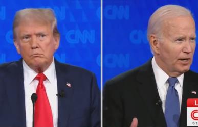 Donald Trump domina a Joe Biden en el primer debate de Estados Unidos