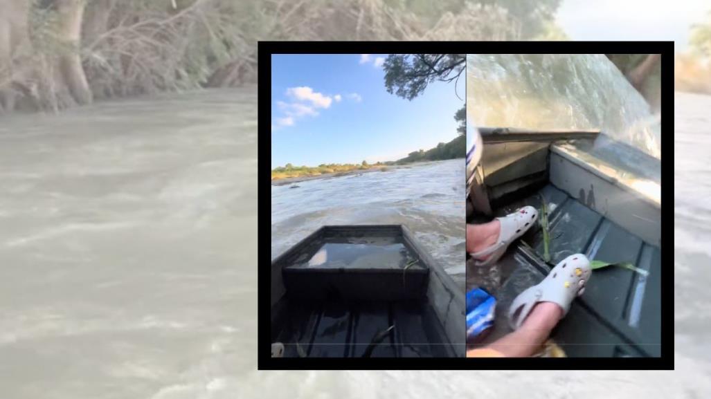 Jóvenes aventureros se vuelcan en lancha por río Ramos (VIDEO)