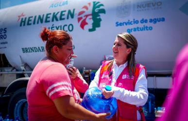Secretaría de Igualdad e Inclusión entrega 852 mil litros de agua potable