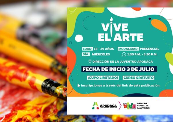 Descubre tu creatividad en Apodaca con el programa VIVE EL ARTE