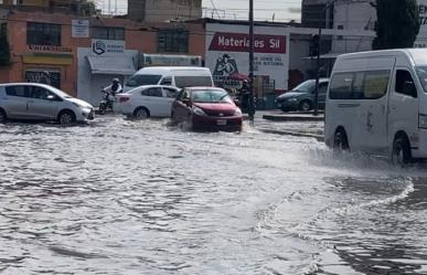 Inundaciones y encharcamientos en límites de Ecatepec y Nezahualcóyotl