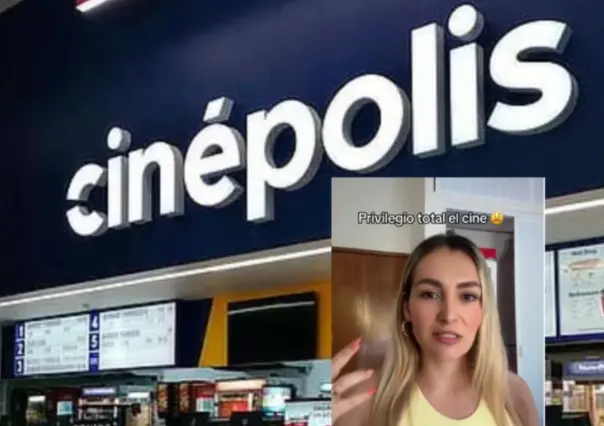 Mujer asegura que ir al cine es un privilegio