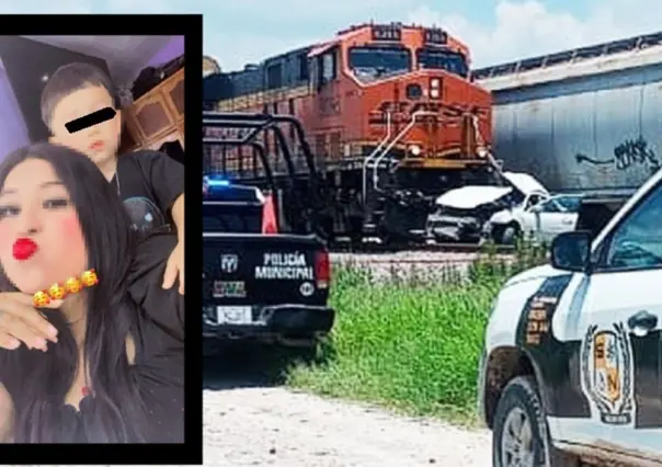 Muere madre y su pequeño hijo en su intento por ganar paso al tren en Anáhuac