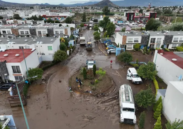 Afectan inundaciones 650 familias en Chalco