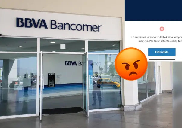 Usuarios reportan fallas en la aplicación de BBVA México