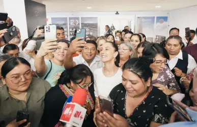 Claudia Sheinbaum llega a Mérida para reanudar gira con AMLO