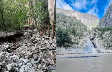 Santiago: Caminos destruidos y cascadas en El Salto tras impacto de Alberto