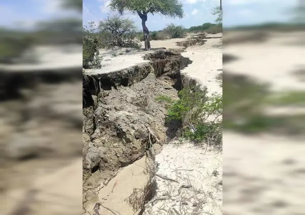 Temor en habitantes de Tula tras la aparición de una grieta gigante en la tierra