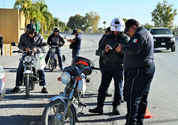 Cumplen o cumplen: Intensifican operativos contra motociclistas