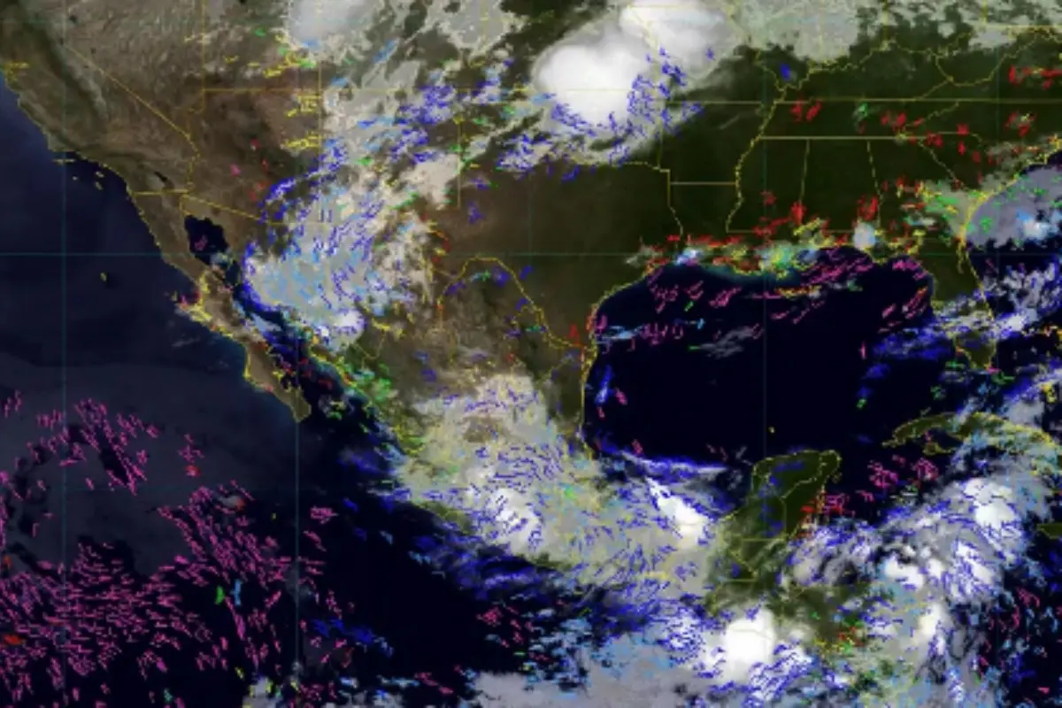 Formación de la Tormenta Tropical Beryl Foto: X(Twitter) @conagua_clima