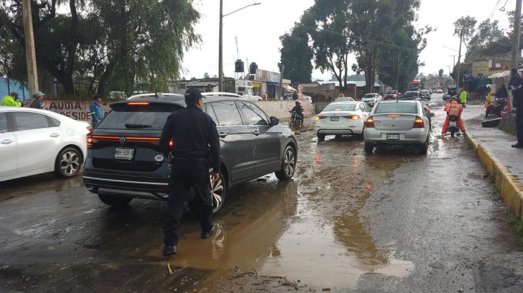 Metepec: Sin desbordamiento Río el Arenal en San Bartolomé Tlaltelulco