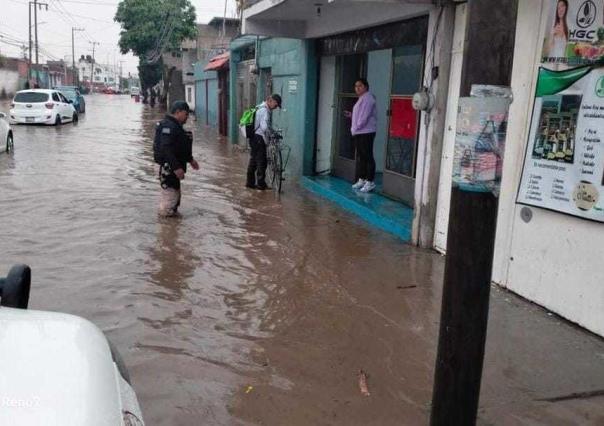 Equipos desplegados en Chimalhuacán para limpieza tras lluvias