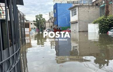 Cuautitlán: Más de 2 mil familias afectadas por inundaciones