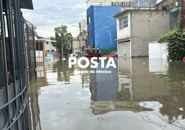 Cuautitlán: Más de 2 mil familias afectadas por inundaciones