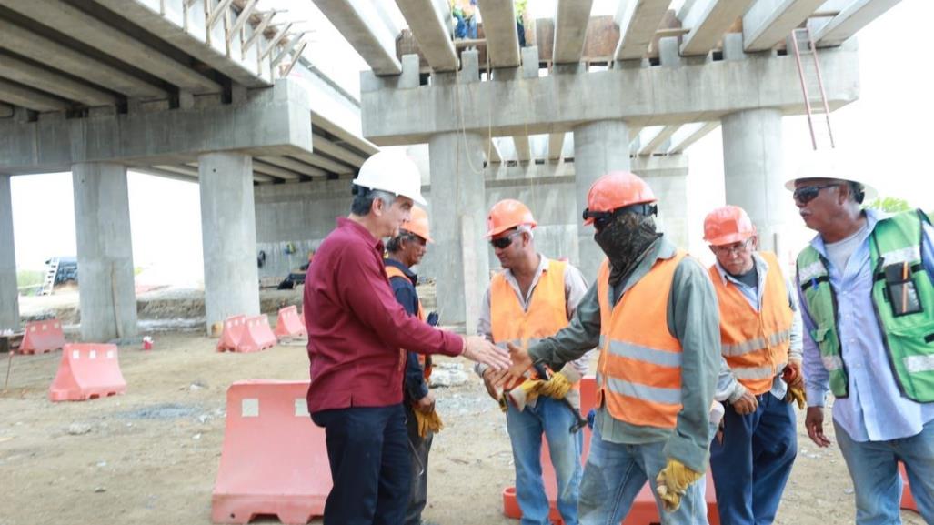 Avances del Puente de la Esperanza y Hospital ISSSTE en Tampico