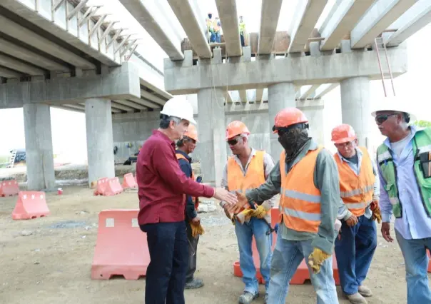 Avances del Puente de la Esperanza y Hospital ISSSTE en Tampico