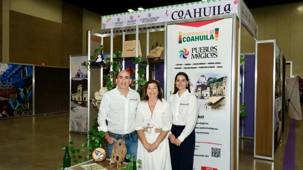 Presente Coahuila en el Tianguis Internacional de Pueblos Mágicos en Texas