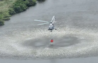 Armada de México capacita a Pilotos en combate de incendios vía aérea