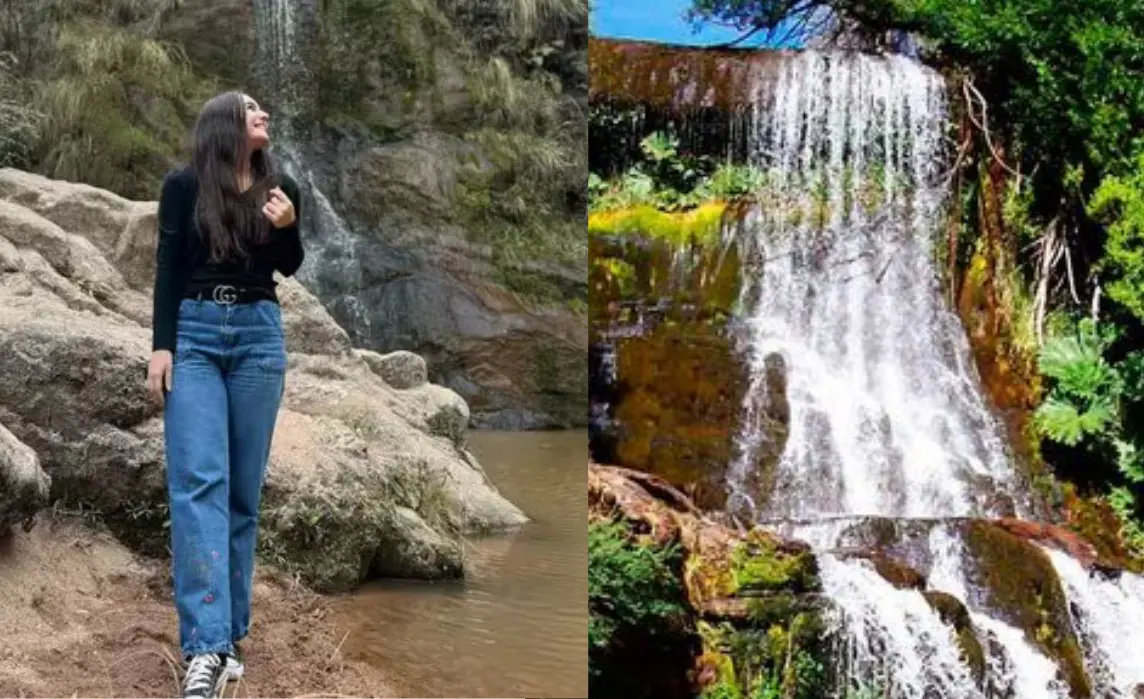 Estefanía Gudiño, joven que cae desde 25 metros de altura. Foto: Redes Sociales