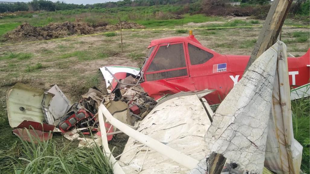 Se desploma avioneta en Villahermosa Tabasco; el piloto falleció