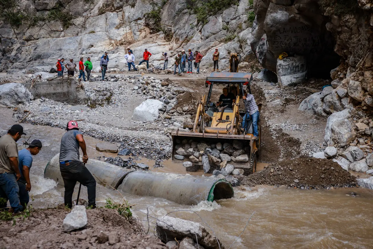 Zonas afectadas por el paso de la tormenta tropical Alberto. Foto: Gobierno de Santiago