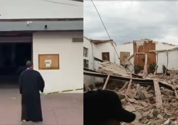 Sacerdote se salva milagrosamente del desplome en iglesia de Tala, Jalisco