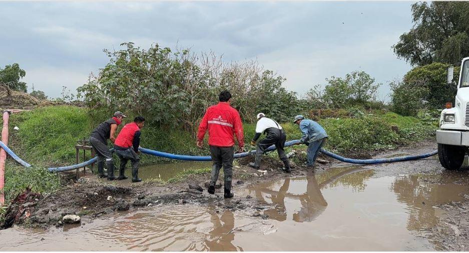 Avanza limpieza en municipios afectados por inundaciones en Edomex