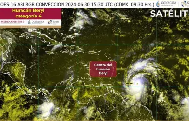 Huracán Beryl: alcanza categoría 4, pero sin riesgo para México