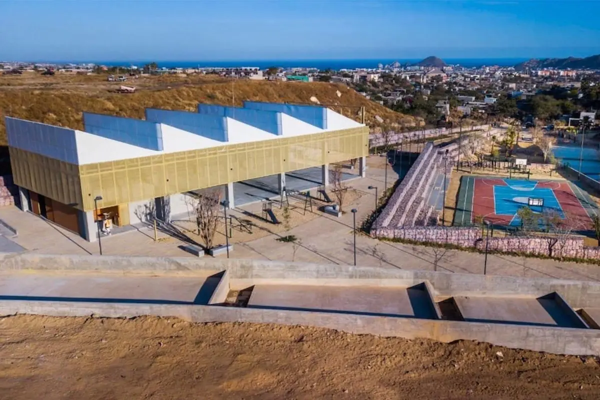 Instalaciones del centro deportivo La chatarrera. Foto: SEDATU