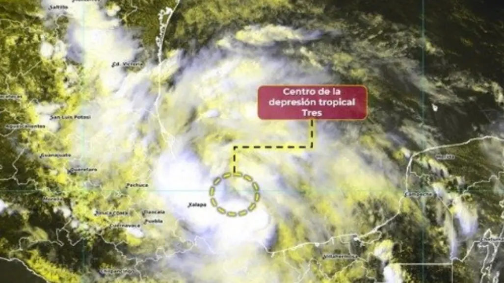 Se formá depresión tropical tres, está noche será la tormenta tropical Chris