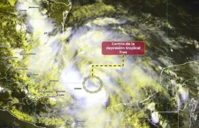 Se formá depresión tropical tres, está noche será la tormenta tropical Chris