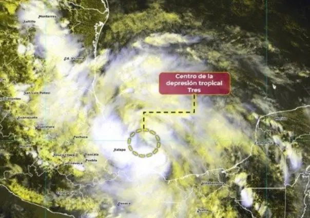 Se formá depresión tropical tres, está noche será la tormenta tropical Chris