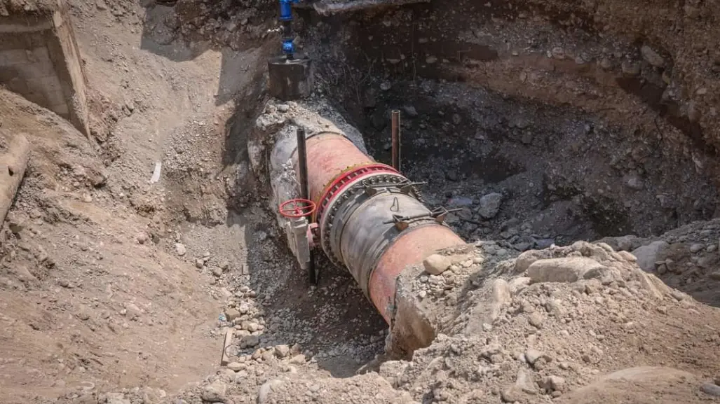 Falla tubería instalada en La Huasteca: Agua y Drenaje