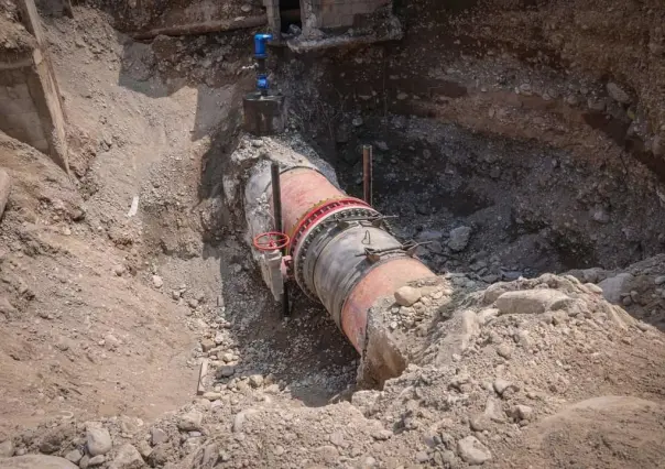 Falla tubería instalada en La Huasteca: Agua y Drenaje