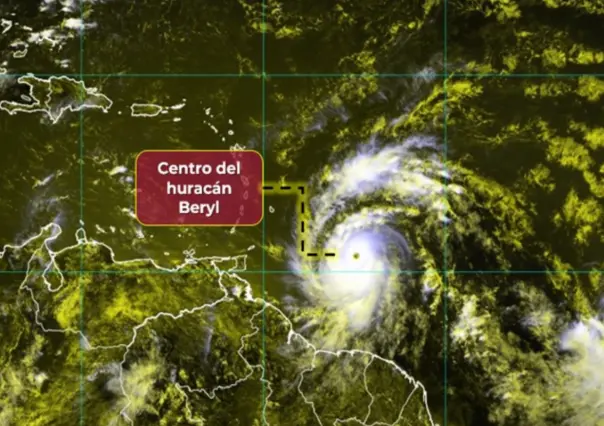 Huracán Beryl se intensifica a categoría 4; no hay peligro para México: Conagua