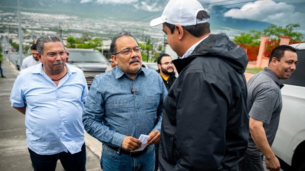 Gobierno de Escobedo envía maquinaria y apoyo a Santa Catarina