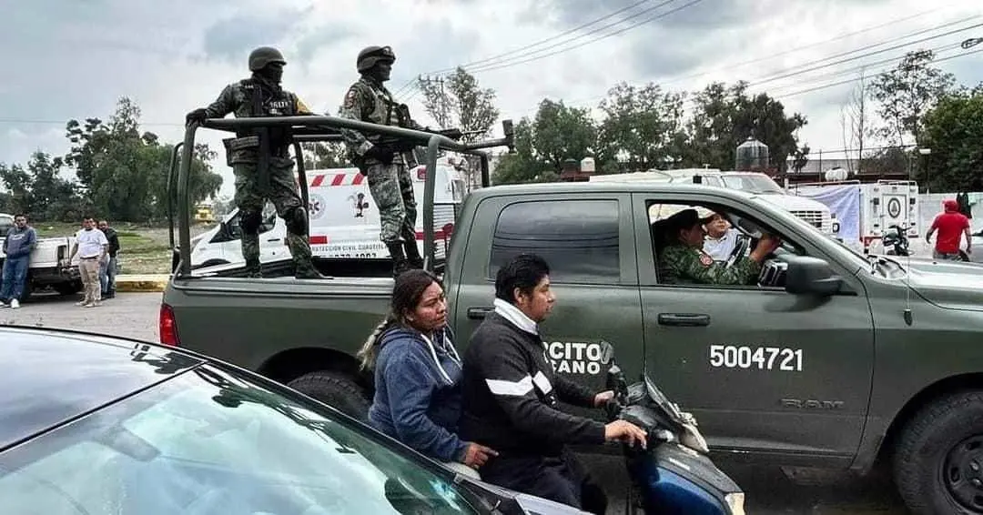 Evaluación de daños tras las inundaciones en Rancho San Blas. Foto: RRSS