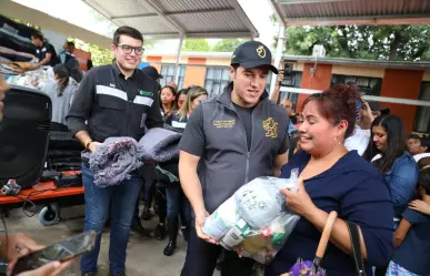 Gobernador Samuel García lleva ayuda al sur de Nuevo León tras tormenta Alberto