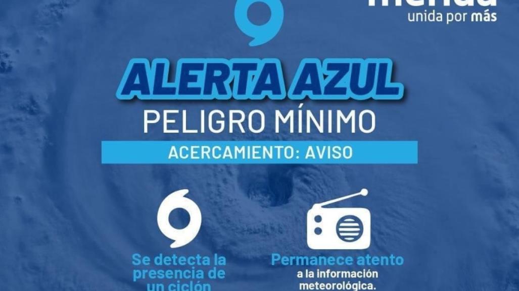 Autoridades emiten alerta azul para todo Yucatán