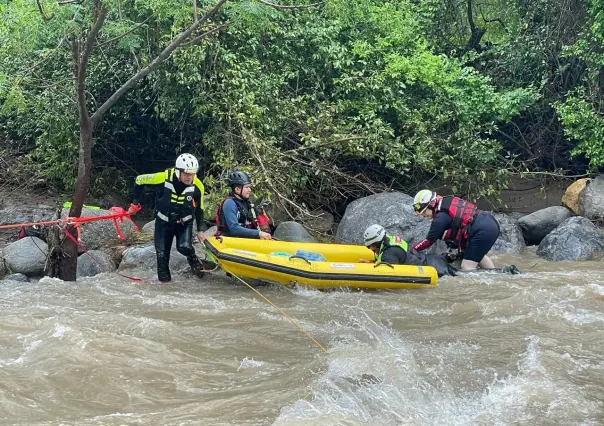 Rescatan a 6 motociclistas que quedaron incomunicados en el Cañón del Novillo